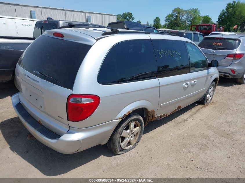 2007 Dodge Grand Caravan Sxt VIN: 2D4GP44L87R270781 Lot: 39508094