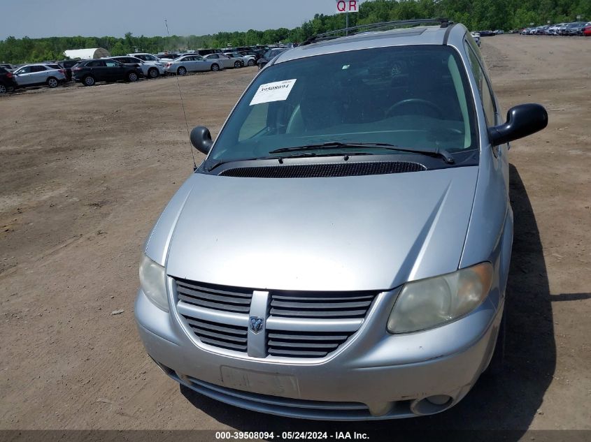 2007 Dodge Grand Caravan Sxt VIN: 2D4GP44L87R270781 Lot: 39508094