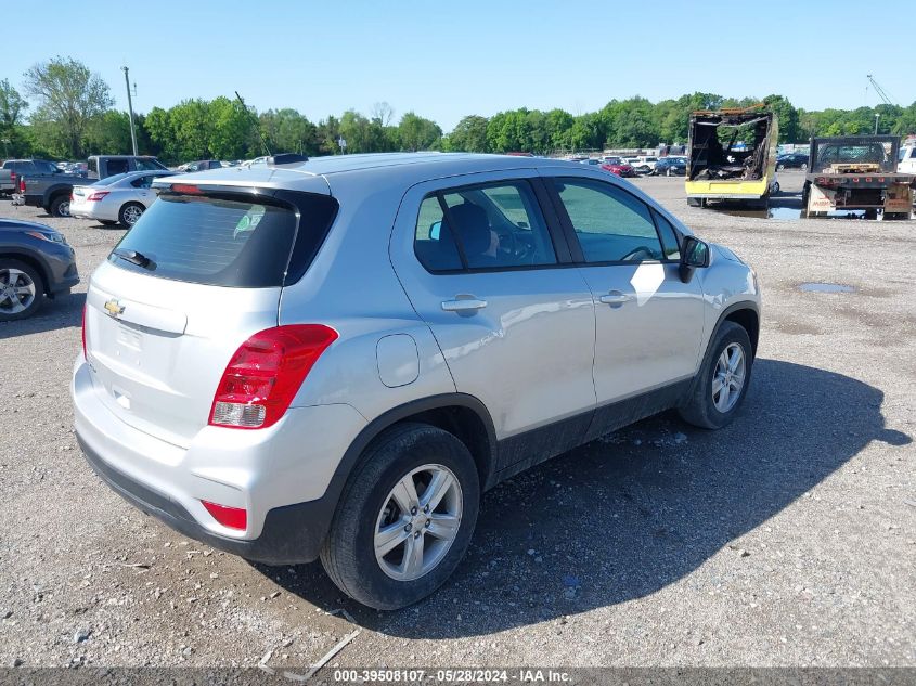 2020 Chevrolet Trax Awd Ls VIN: KL7CJNSB4LB311541 Lot: 39508107