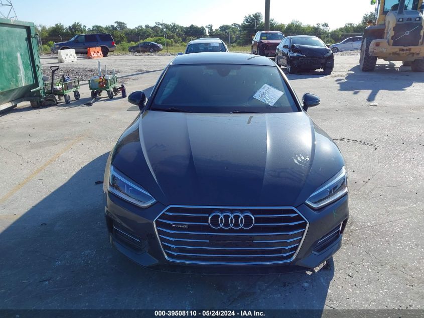 2018 Audi A5 2.0T Premium VIN: WAUBNCF5XJA059936 Lot: 39508110