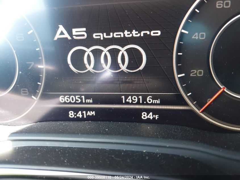 WAUBNCF5XJA059936 2018 Audi A5 2.0T Premium