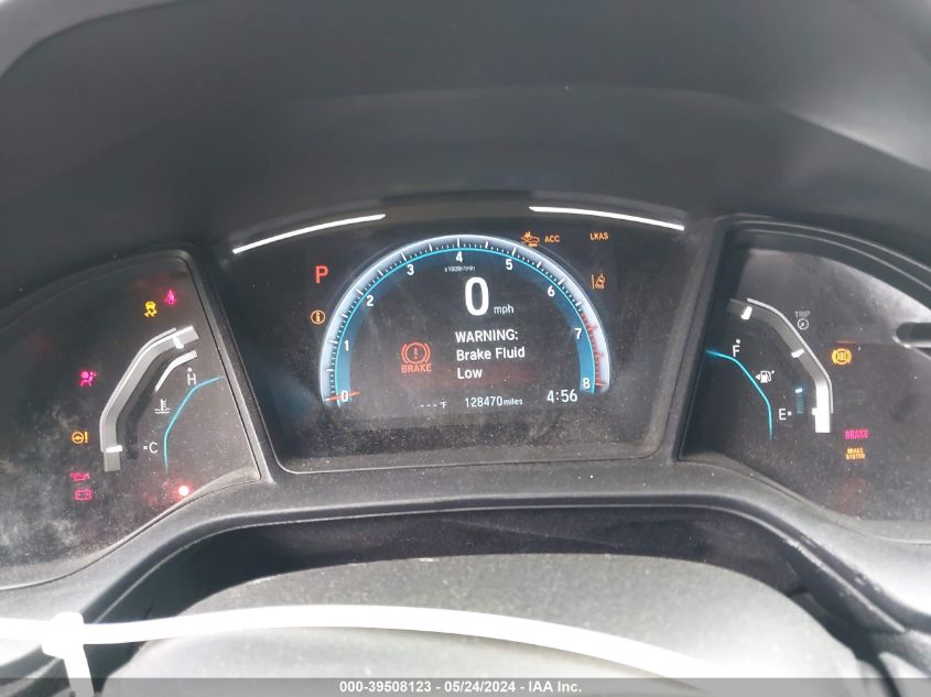 2019 Honda Civic Lx VIN: 2HGFC4B61KH300513 Lot: 39508123