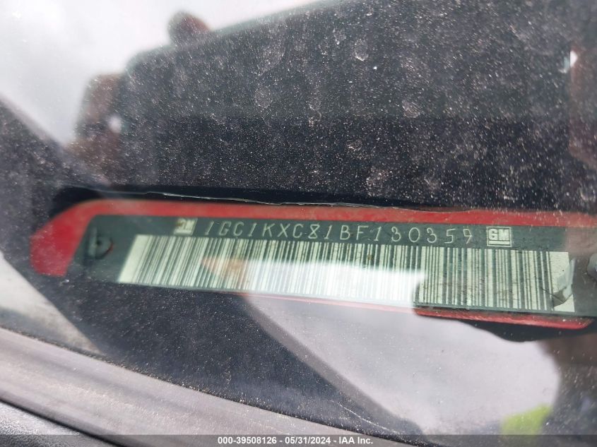 2011 Chevrolet Silverado 2500Hd Lt VIN: 1GC1KXC81BF130359 Lot: 39508126