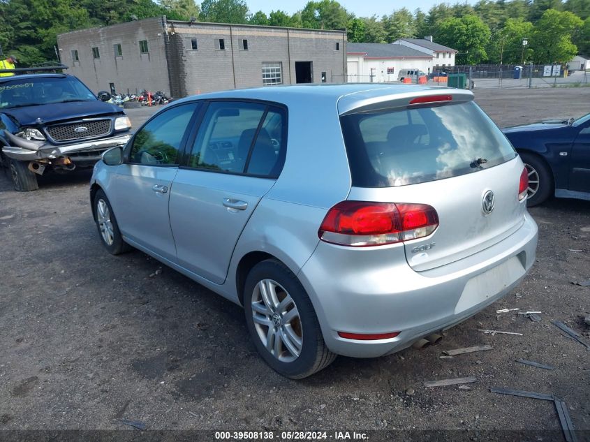 2010 Volkswagen Golf VIN: WVWDB7AJ6AW102333 Lot: 39508138