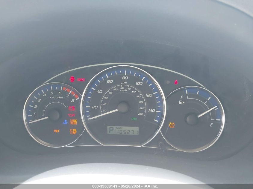 2010 Subaru Forester 2.5X Premium VIN: JF2SH6CC8AH905987 Lot: 39508141