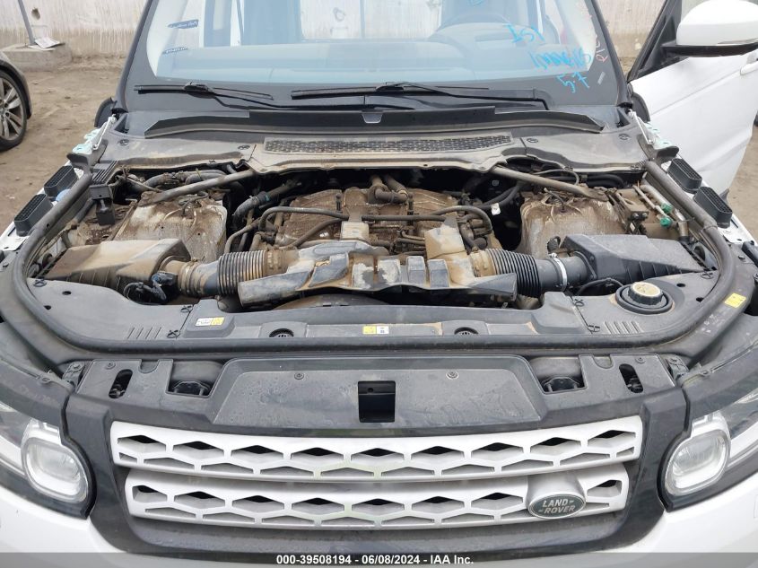 2016 Land Rover Range Rover Sport 3.0L V6 Supercharged Hse VIN: SALWR2VF7GA557459 Lot: 39508194