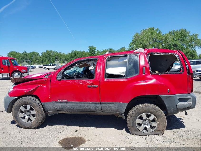 2009 Nissan Xterra Off Road VIN: 5N1AN08WX9C511267 Lot: 39508210