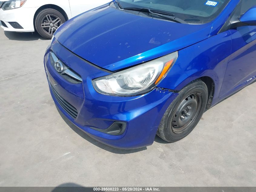 2013 Hyundai Accent Gls VIN: KMHCT4AE1DU410385 Lot: 39508223