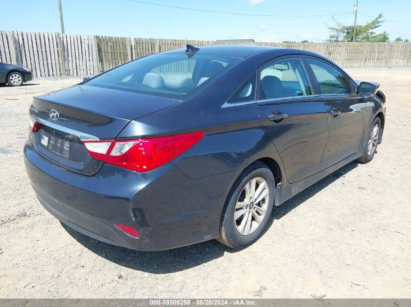 2014 Hyundai Sonata Gls VIN: 5NPEB4AC4EH866598 Lot: 39508258