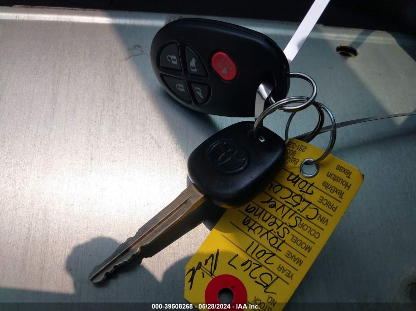 2011 Toyota Sienna Le V6 VIN: 5TDKK3DC5BS116836 Lot: 39508268