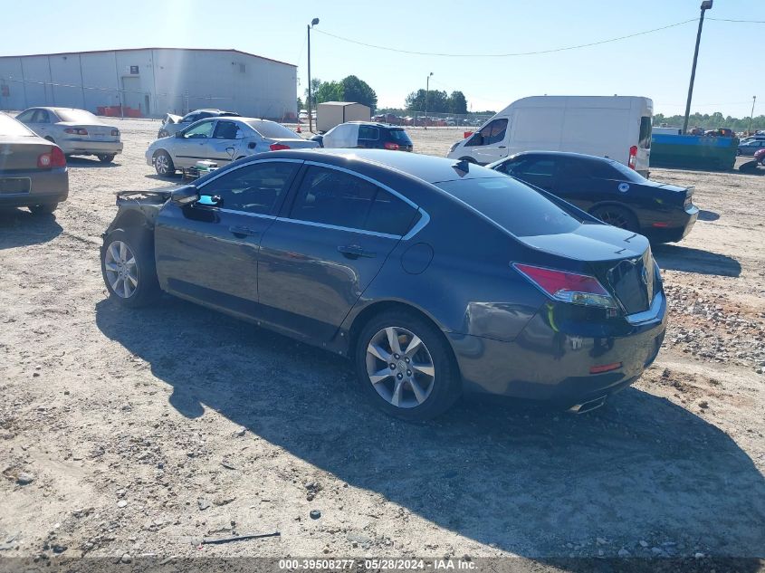 2013 Acura Tl 3.5 VIN: 19UUA8F26DA012869 Lot: 39508277