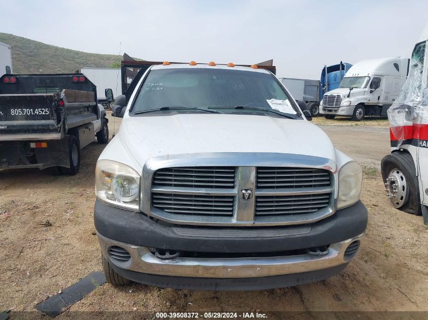 2007 Dodge Ram 3500 Hd Chassis St/Slt/Laramie VIN: 3D6WG48A97G831622 Lot: 39508372