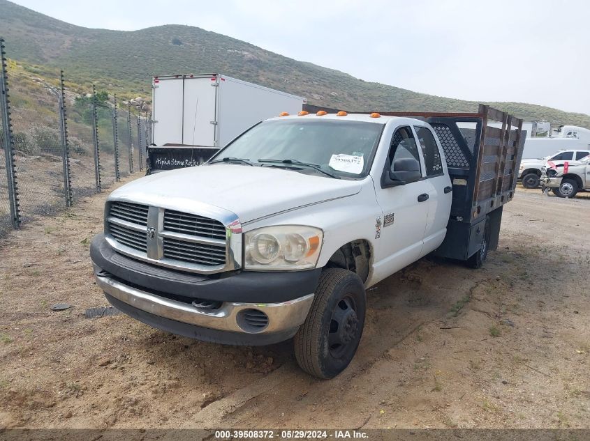 2007 Dodge Ram 3500 Hd Chassis St/Slt/Laramie VIN: 3D6WG48A97G831622 Lot: 39508372