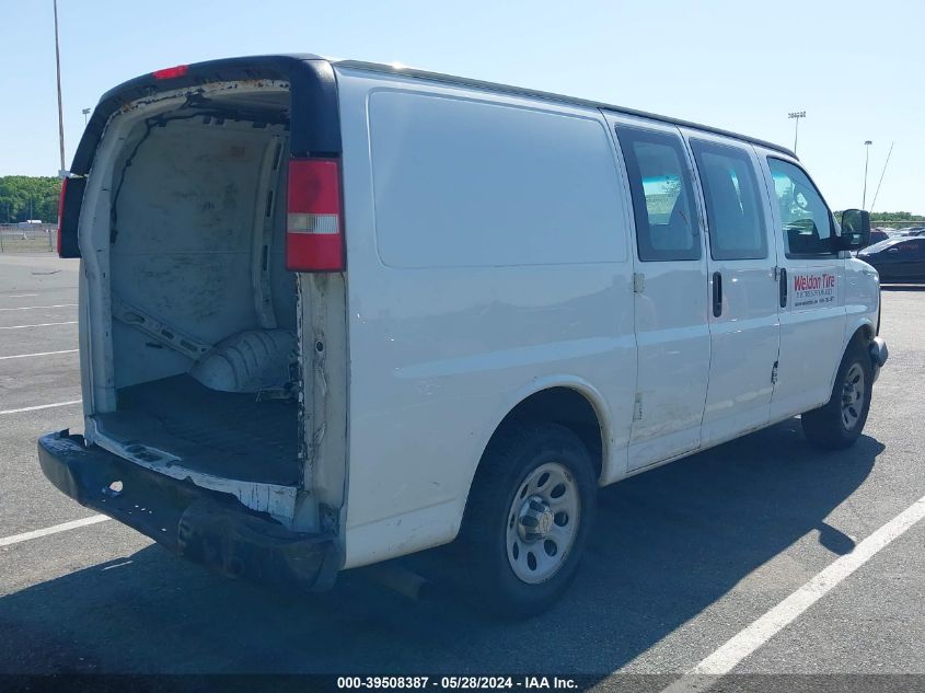 2013 Chevrolet Express 1500 Work Van VIN: 1GCSGAFX2D1160217 Lot: 39508387