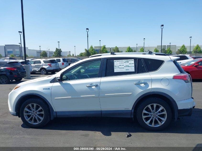 2016 TOYOTA RAV4 HYBRID LIMITED - JTMDJREV2GD016842