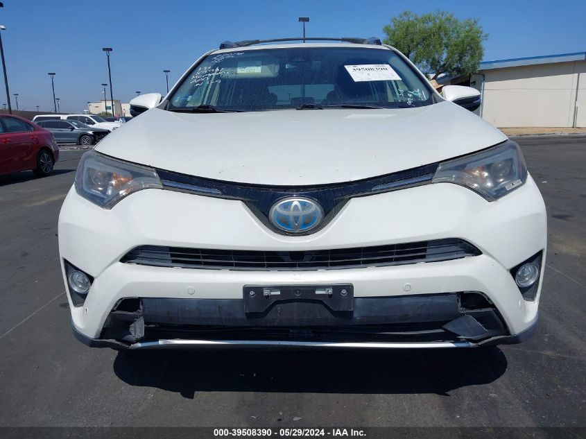 2016 Toyota Rav4 Hybrid Limited VIN: JTMDJREV2GD016842 Lot: 39508390