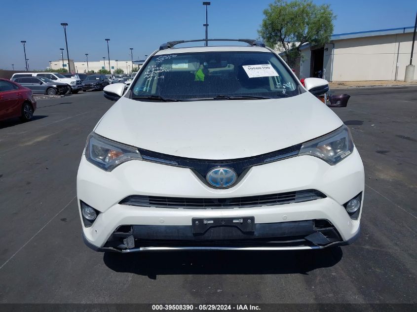 2016 Toyota Rav4 Hybrid Limited VIN: JTMDJREV2GD016842 Lot: 39508390