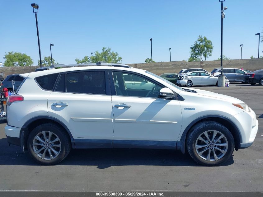 2016 Toyota Rav4 Hybrid Limited VIN: JTMDJREV2GD016842 Lot: 39508390