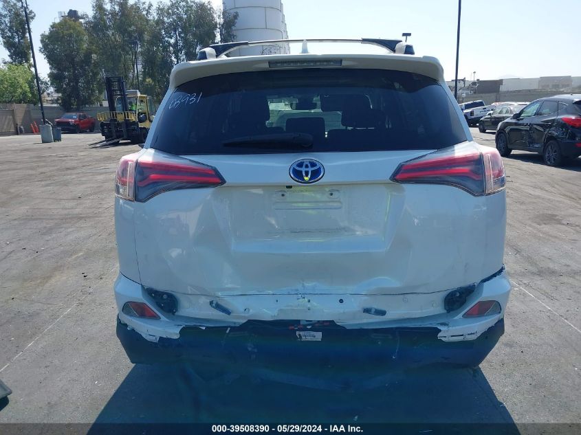 2016 Toyota Rav4 Hybrid Limited VIN: JTMDJREV2GD016842 Lot: 39508390