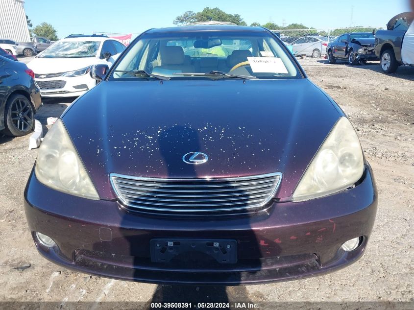 2005 Lexus Es 330 VIN: JTHBA30G355139049 Lot: 39508391