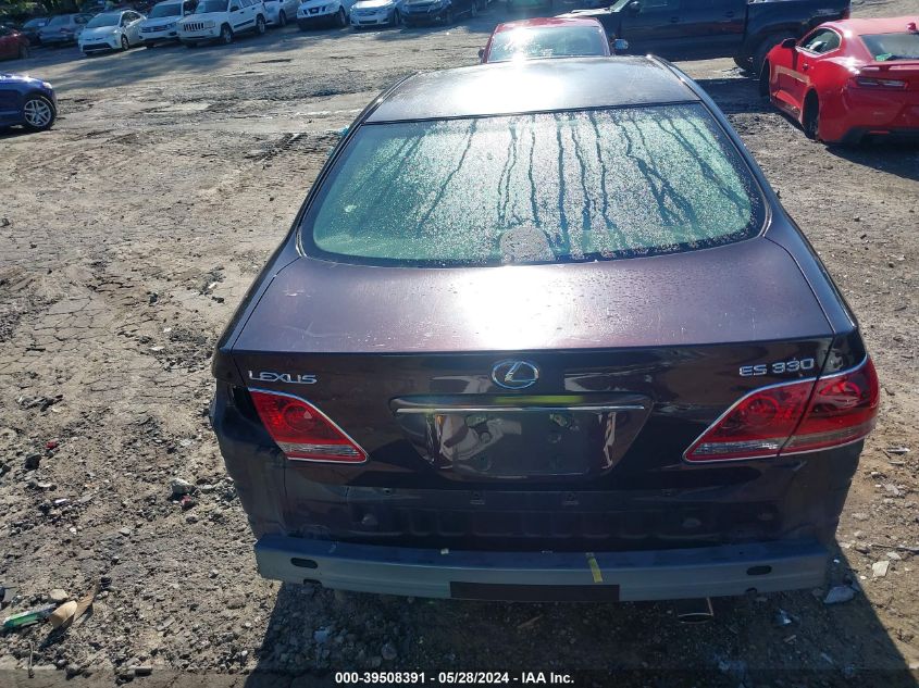 2005 Lexus Es 330 VIN: JTHBA30G355139049 Lot: 39508391