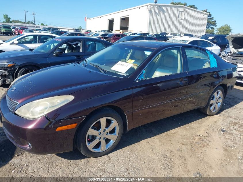 2005 Lexus Es 330 VIN: JTHBA30G355139049 Lot: 39508391
