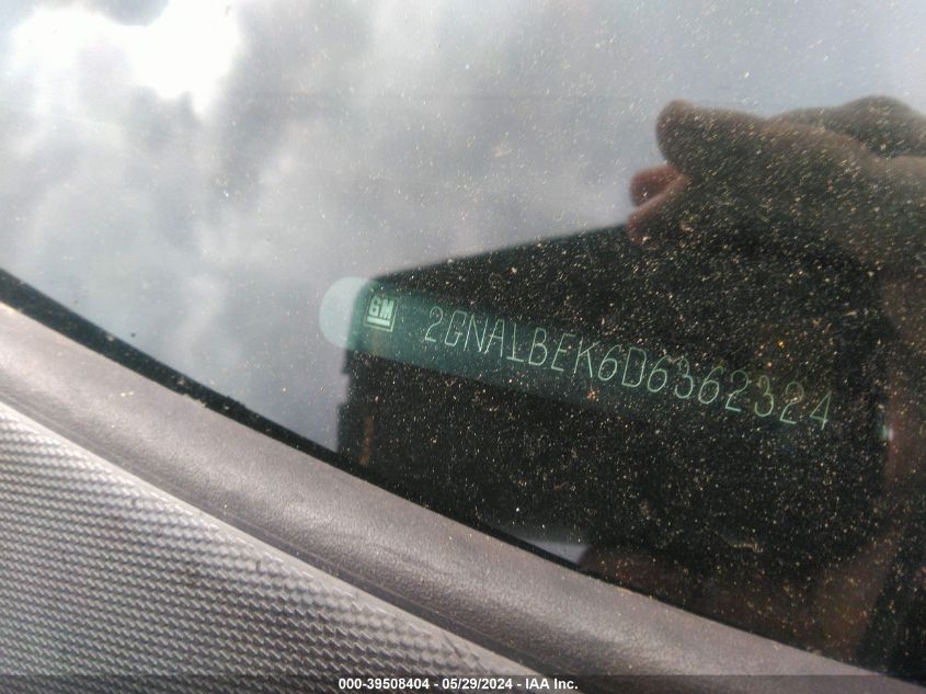 2013 Chevrolet Equinox Ls VIN: 2GNALBEK6D6362324 Lot: 39508404