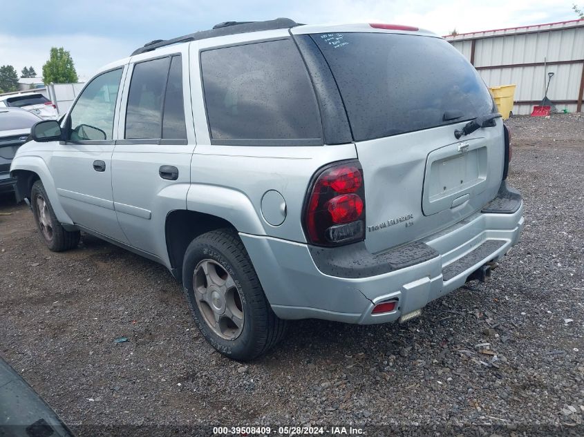 2007 Chevrolet Trailblazer Ls/Lt VIN: 1GNDT13S272235162 Lot: 39508409