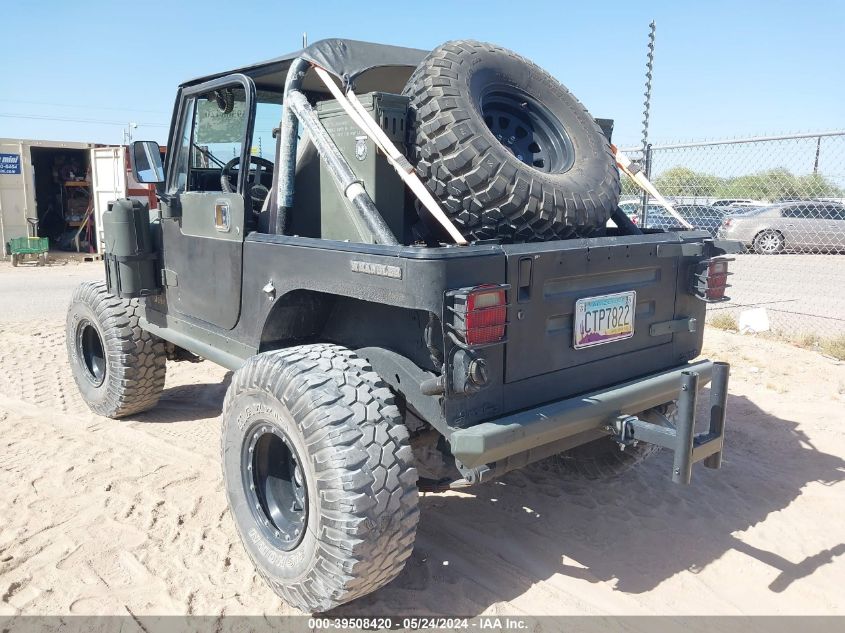 1990 Jeep Wrangler / Yj VIN: 2J4FY29T9LJ515903 Lot: 39508420