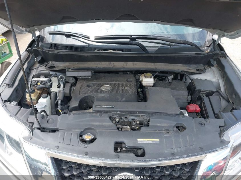 2015 Nissan Pathfinder Sl VIN: 5N1AR2MN4FC685148 Lot: 39508427