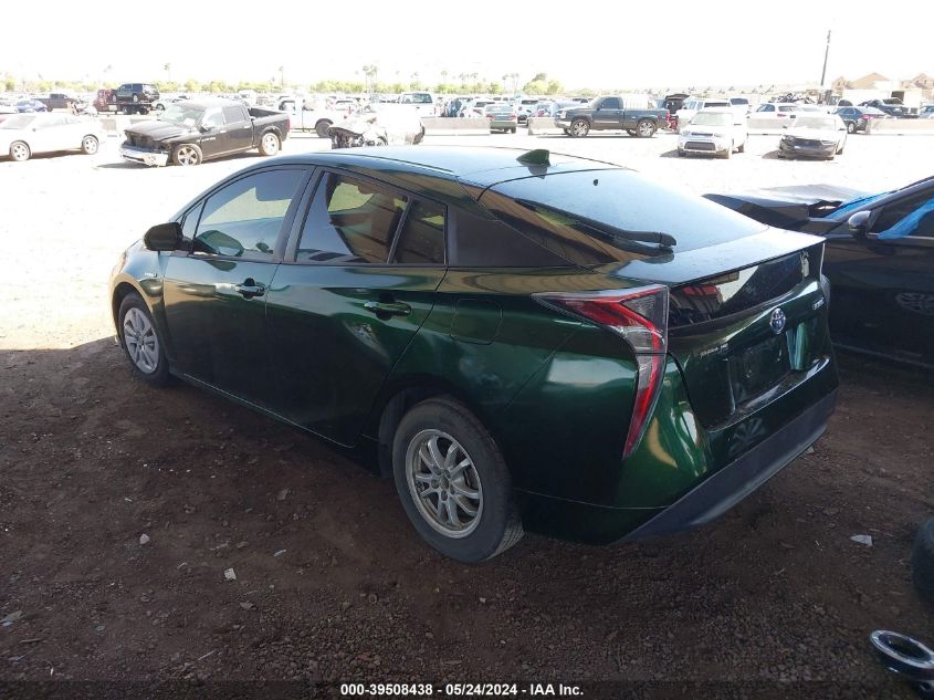 2016 Toyota Prius Two VIN: JTDKBRFUXG3022842 Lot: 39508438