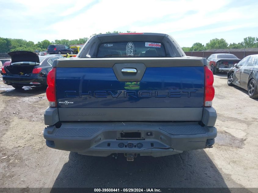 2002 Chevrolet Avalanche 1500 VIN: 3GNEK13T22G157160 Lot: 39508441