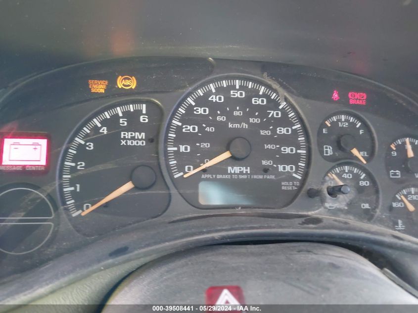 2002 Chevrolet Avalanche 1500 VIN: 3GNEK13T22G157160 Lot: 39508441