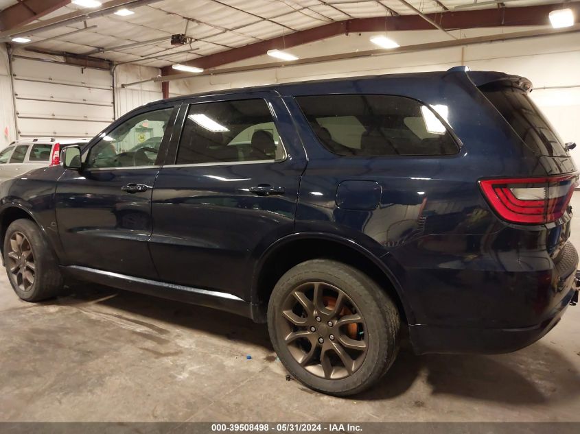 2018 Dodge Durango Gt Awd VIN: 1C4RDJDG8JC116863 Lot: 39508498