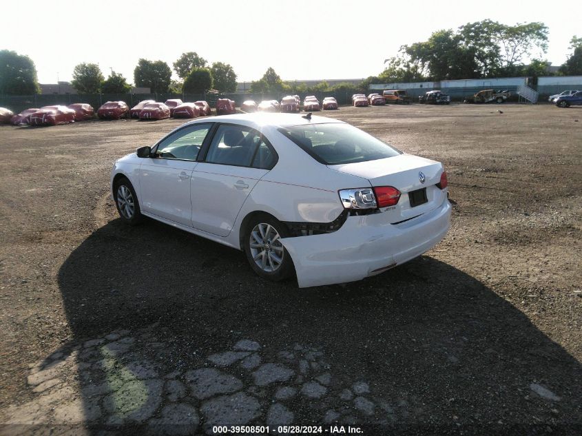 2012 Volkswagen Jetta Se VIN: 3VWBP7AJ7CM351166 Lot: 39508501