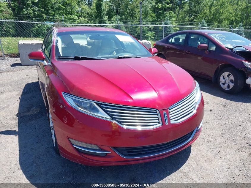 2014 Lincoln Mkz Hybrid VIN: 3LN6L2LU1ER813281 Lot: 39508505