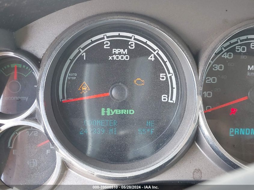 2010 Chevrolet Silverado 1500 Hybrid 1Hy VIN: 3GCXCUEJ8AG201916 Lot: 39508510