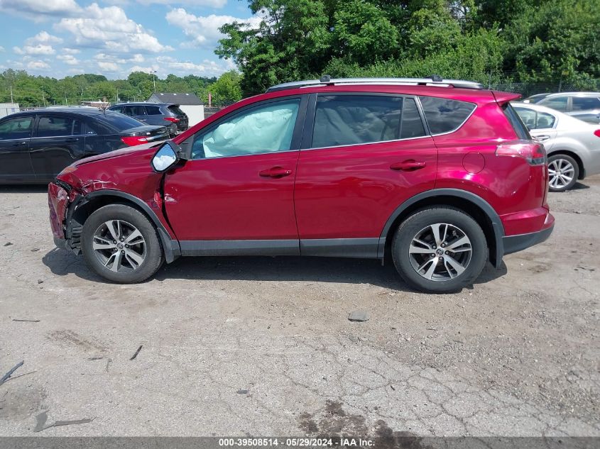 2018 Toyota Rav4 Xle VIN: 2T3RFREV0JW848777 Lot: 39508514