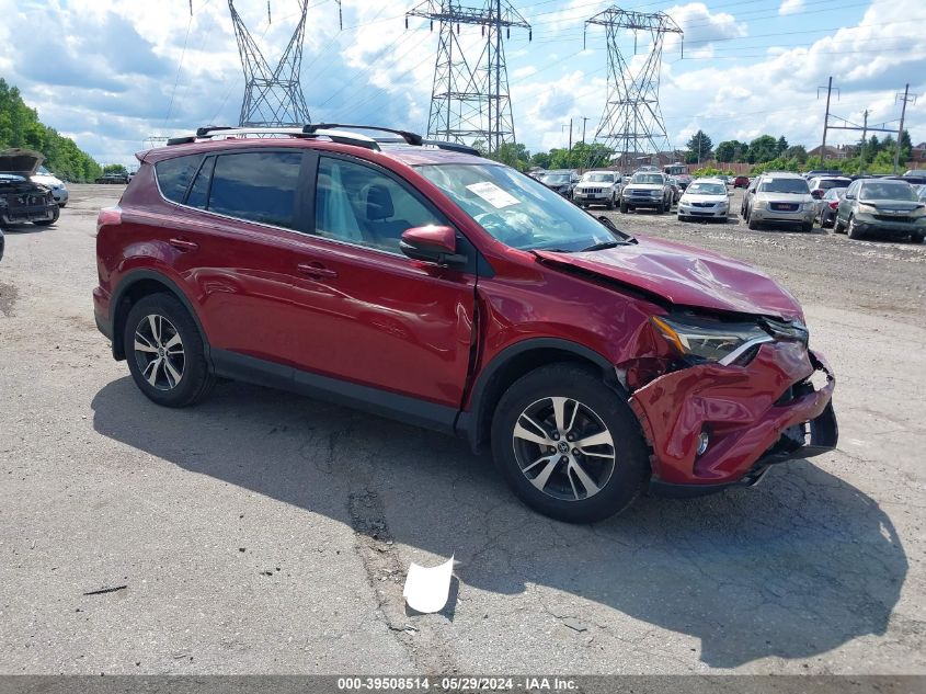 2018 Toyota Rav4 Xle VIN: 2T3RFREV0JW848777 Lot: 39508514