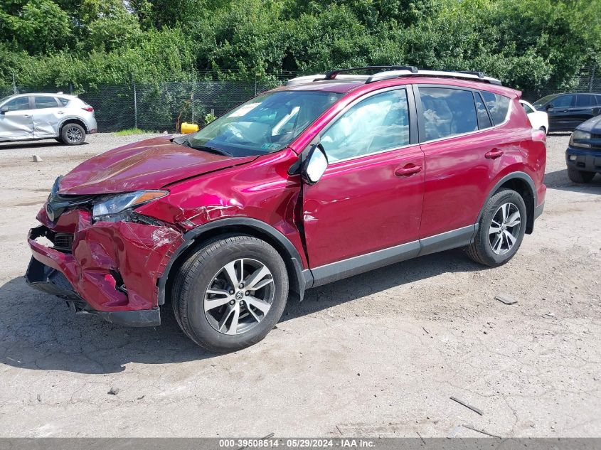 2018 Toyota Rav4 Xle VIN: 2T3RFREV0JW848777 Lot: 39508514