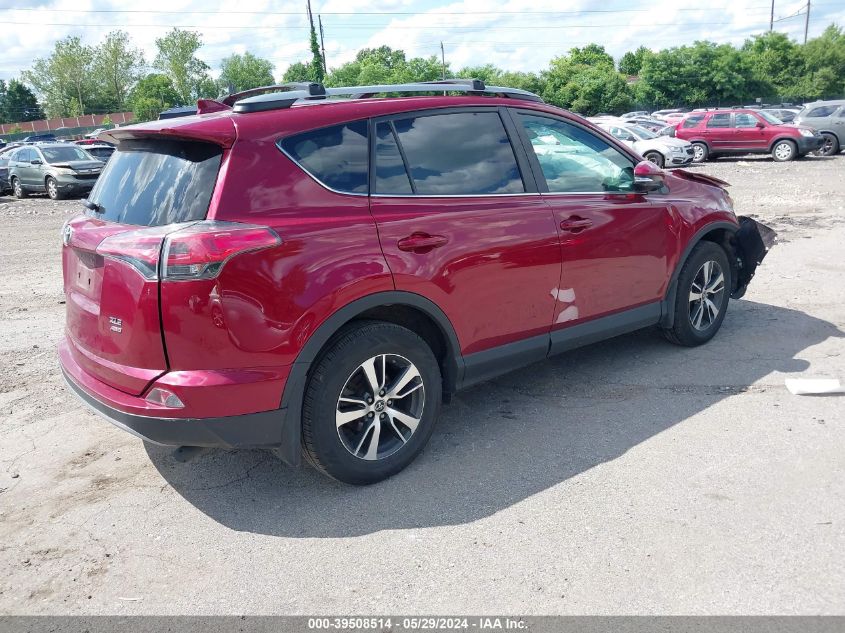 2018 Toyota Rav4 Xle VIN: 2T3RFREV0JW848777 Lot: 39508514