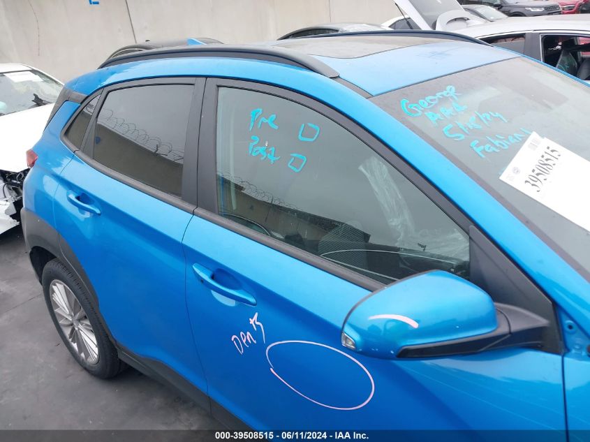 2019 Hyundai Kona Sel VIN: KM8K62AA6KU355045 Lot: 39508515