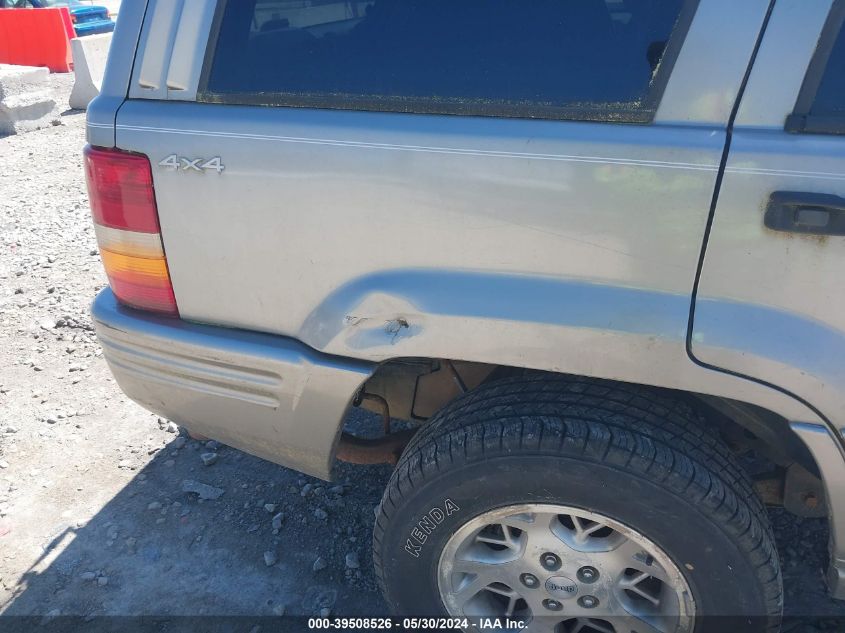 1997 Jeep Grand Cherokee Limited VIN: 1J4GZ78Y4VC637738 Lot: 39508526