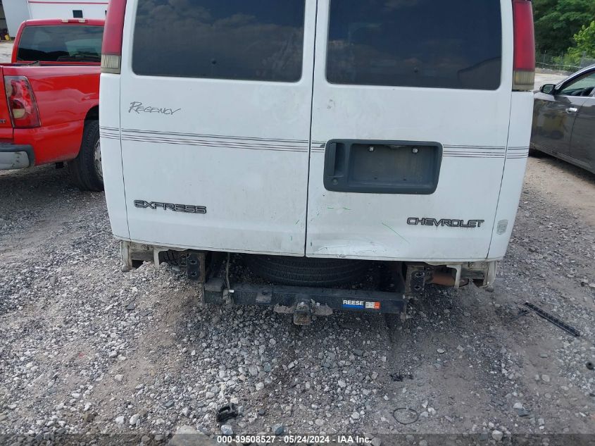 2001 Chevrolet Express Upfitter VIN: 1GBFG15M311186110 Lot: 39508527