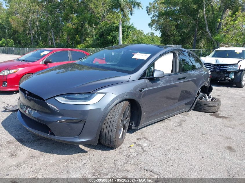 2023 Tesla Model X Dual Motor All-Wheel Drive/Standard Range VIN: 7SAXCDE5XPF370808 Lot: 39508541