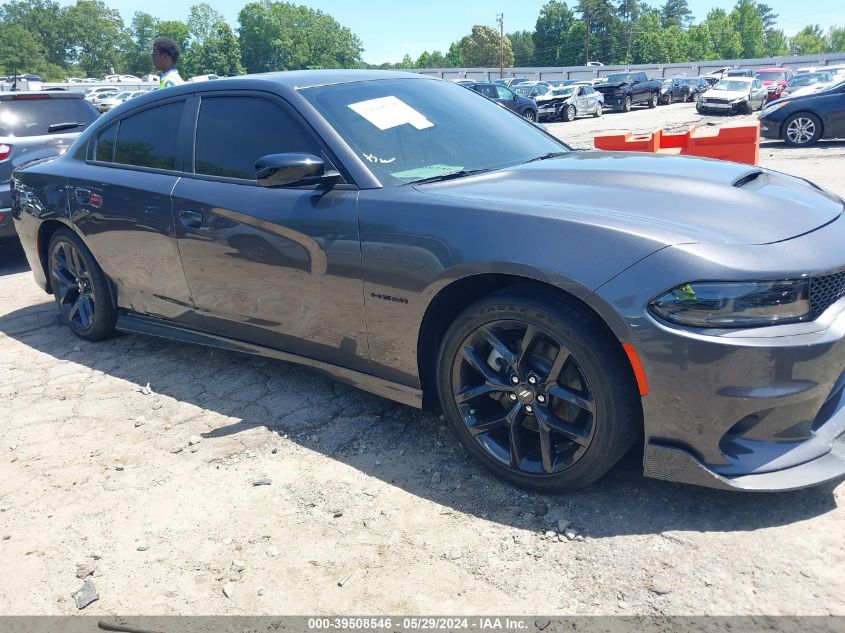 2022 Dodge Charger R/T VIN: 2C3CDXCT7NH152493 Lot: 39508546