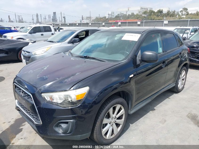 2014 Mitsubishi Outlander Sport Es VIN: 4A4AP3AU8EE003606 Lot: 39508563