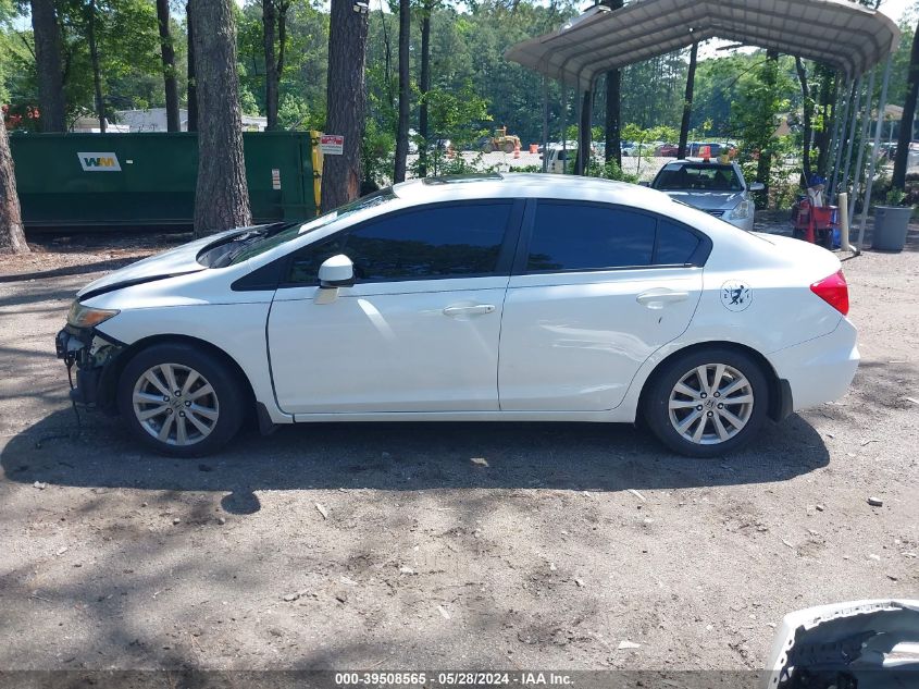 2012 Honda Civic Ex VIN: 2HGFB2F80CH329604 Lot: 39508565