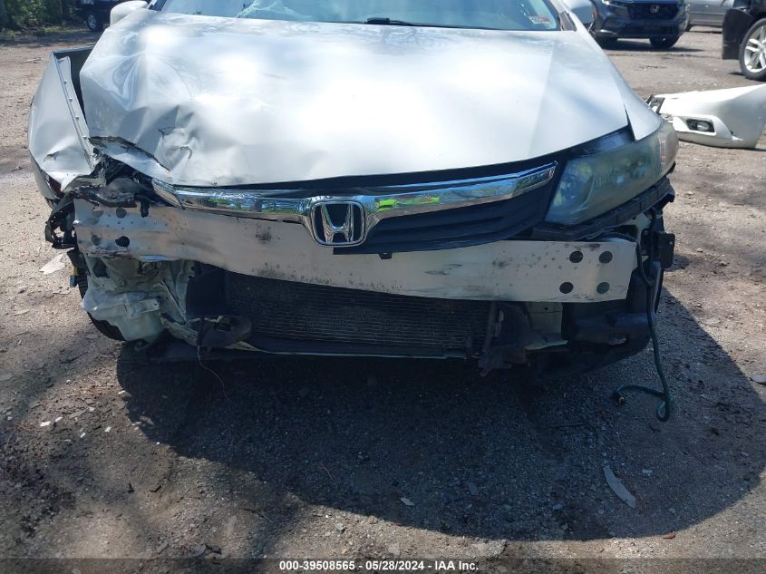 2012 Honda Civic Ex VIN: 2HGFB2F80CH329604 Lot: 39508565