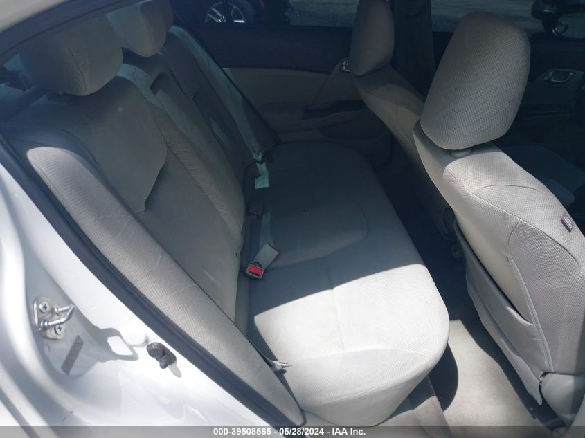 2012 Honda Civic Ex VIN: 2HGFB2F80CH329604 Lot: 39508565